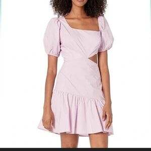 Pink asymetrical boutique dress